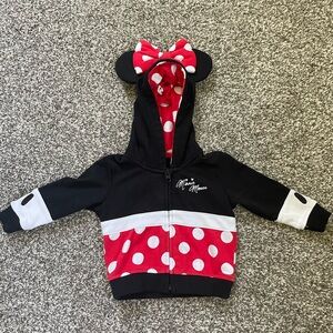 Minnie Mouse Disney Zip up sweatshirt
